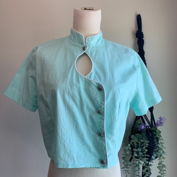 Vintage Western Attitude Cropped Top - Picture 1 of 7